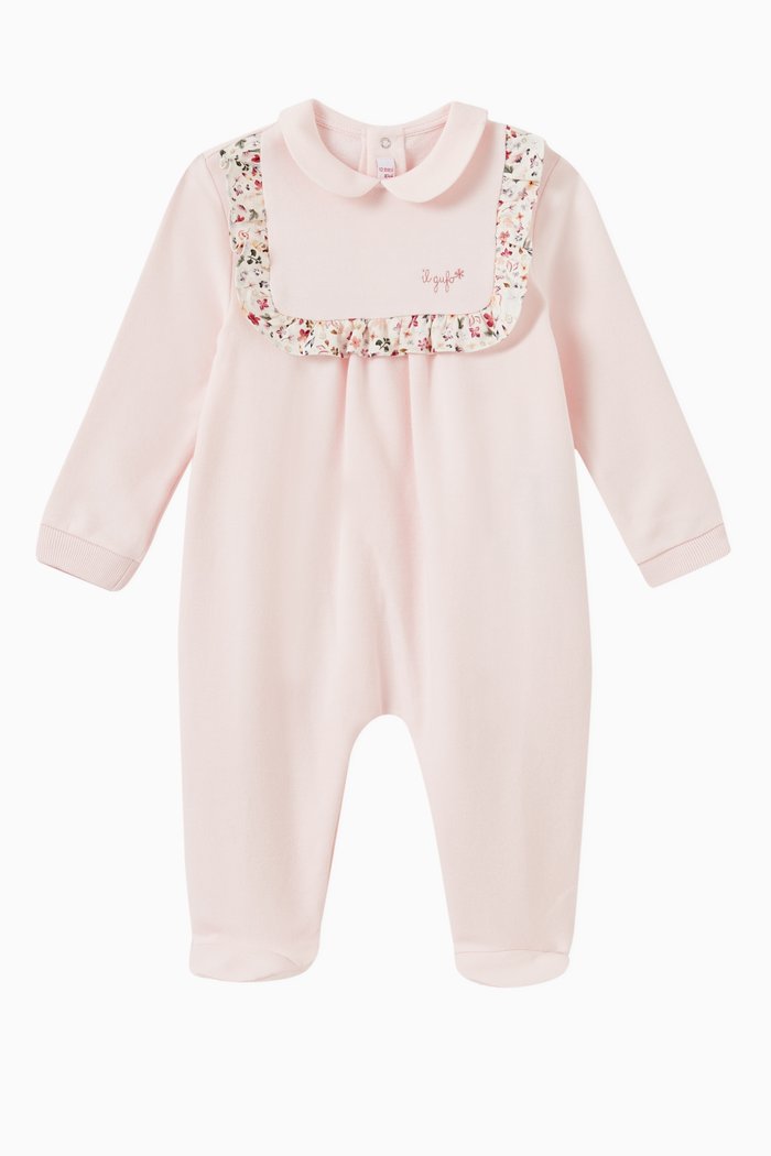 

Floral Pyjama in Cotton, Pink