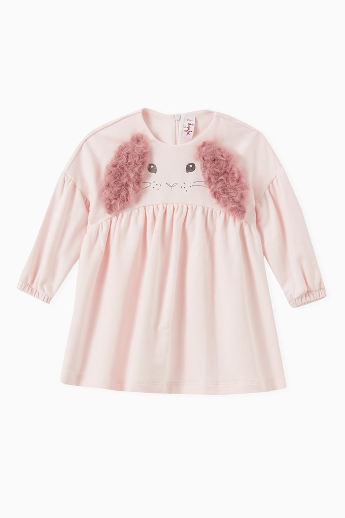 

Bird Dress in Jersey, Pink