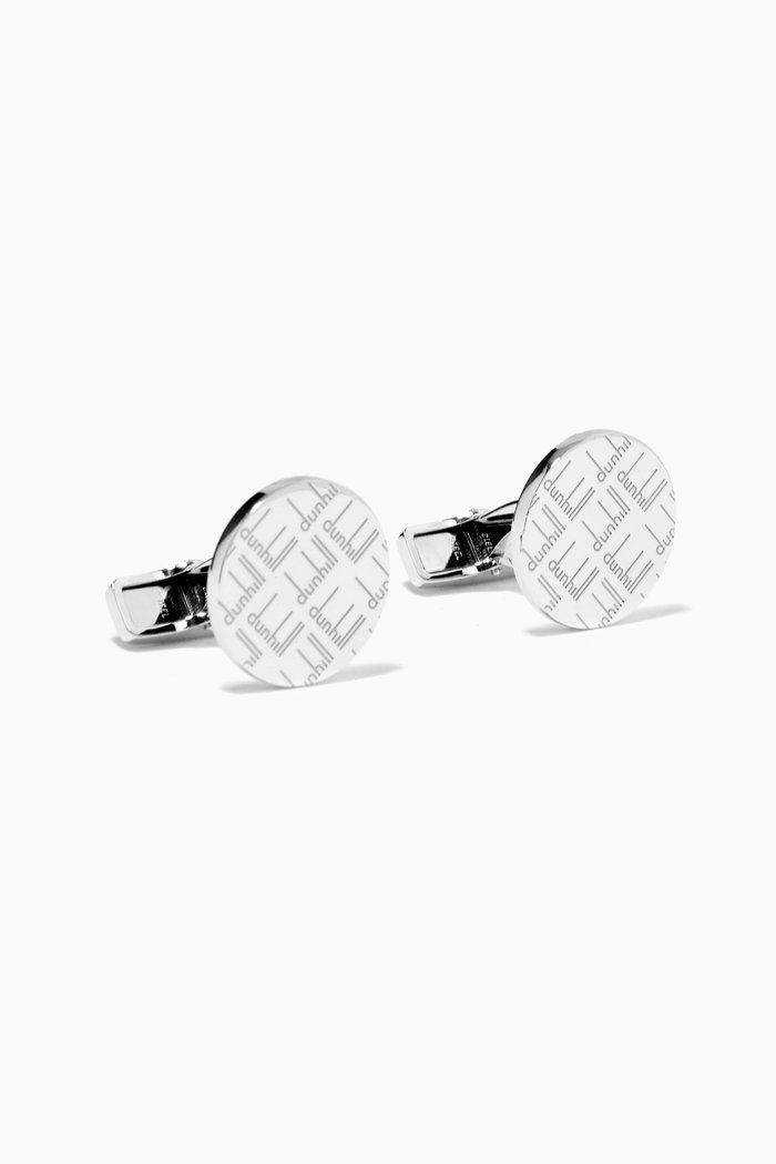 Abstract Signature Cufflinks in Sterling Silver