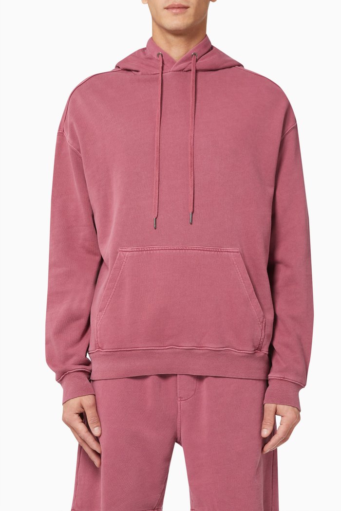 

4 x 4 Biggie Hoodie in Cotton Fleece, Red