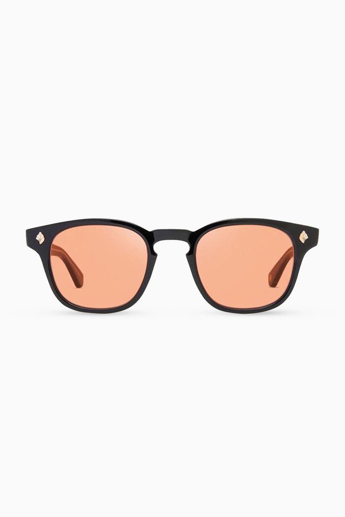 

x Garrett Leight Carlos Sunglasses in Acetate, Black