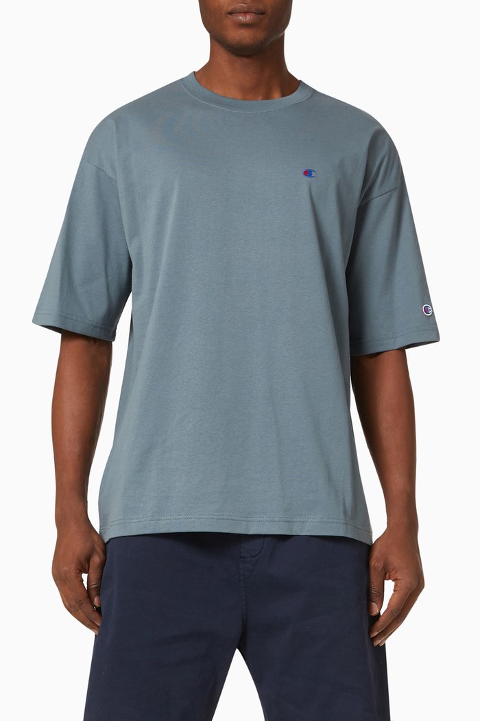 

Small Logo T-shirt in Cotton, Blue