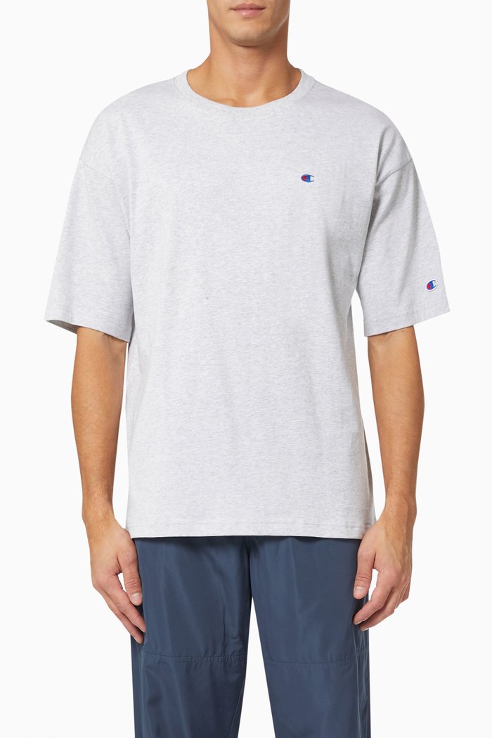 

Small Logo T-shirt in Cotton, Grey