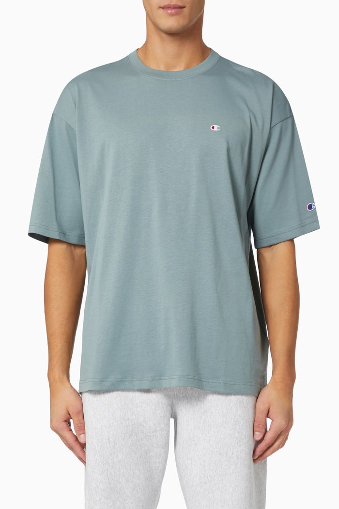 

Small Logo T-shirt in Cotton, Blue