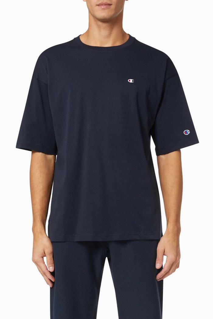 

Small Logo T-shirt in Cotton, Blue