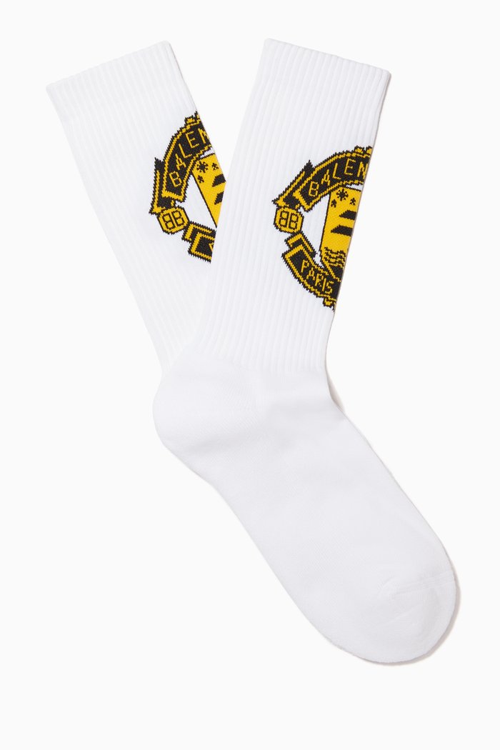 

Quest Socks in Sponge Knit, White