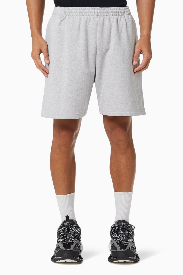 

Political Campaign Sweatshorts in Curly Fleece, Grey