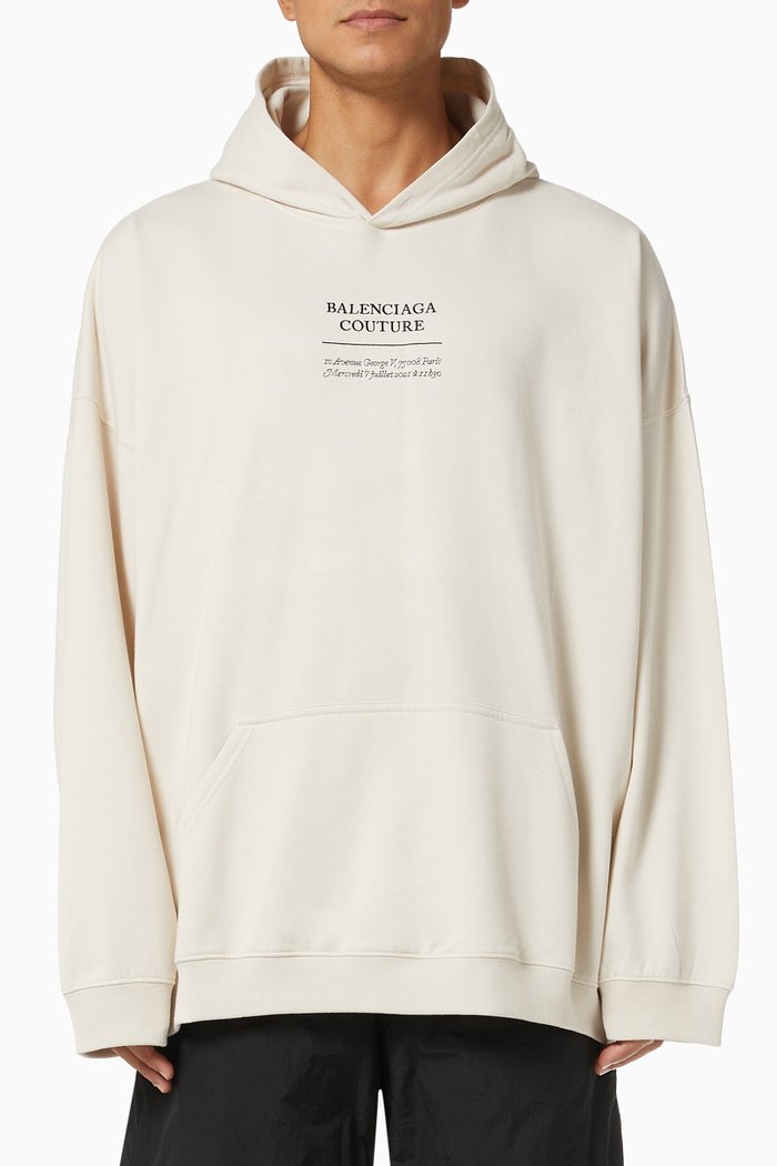 

Couture Hoodie in Jersey, Neutral