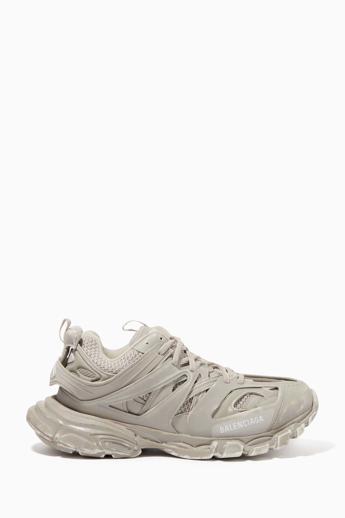 

Track Clear Sole Sneakers in Mesh & Nylon, Neutral