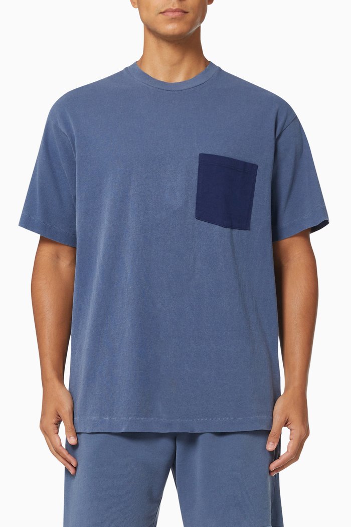

1992 Pocket T-shirt in Cotton Jersey, Blue