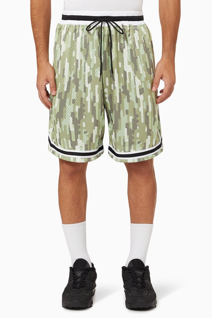 

Basketball Game Shorts in Mesh, Green