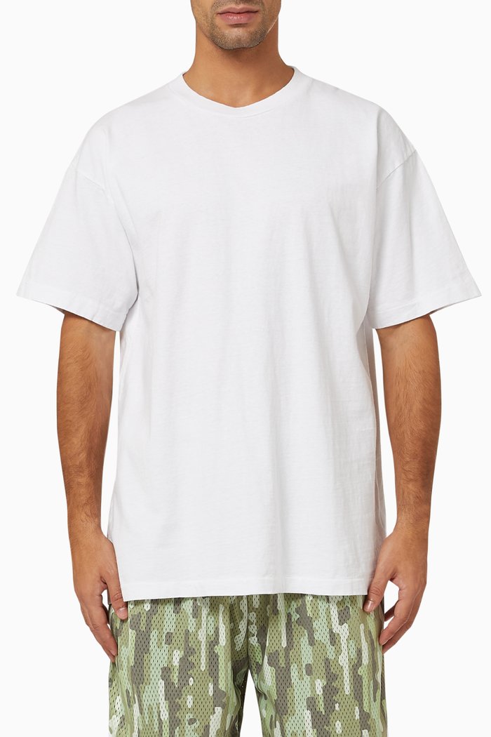 

University T-shirt in Jersey, White