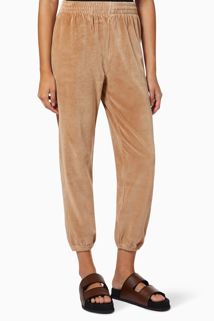 

Evan Joggers in Velour, Brown