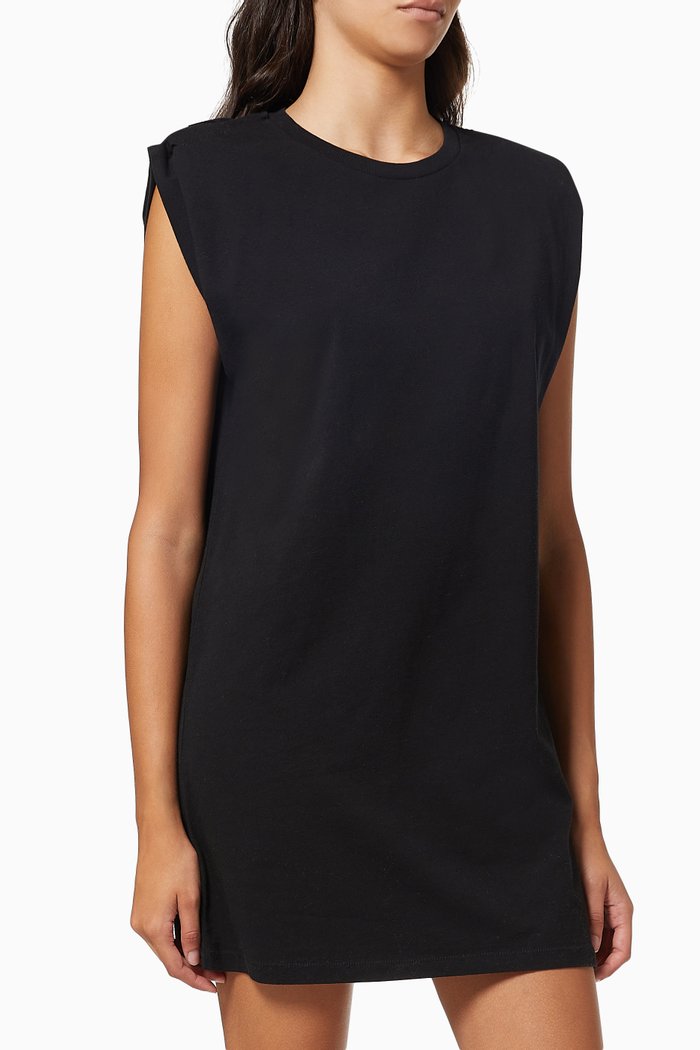 

Tanner Dress in Organic Cotton Jersey, Black