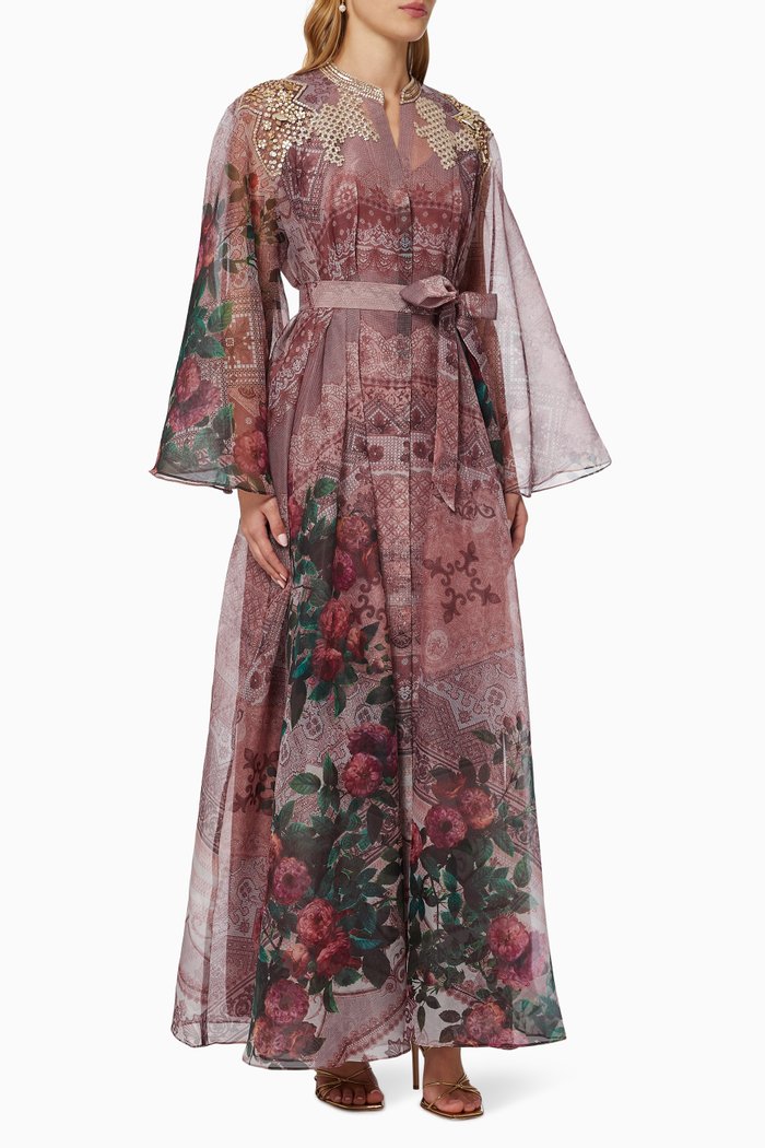 

Fabienne Kaftan in Organza, Pink
