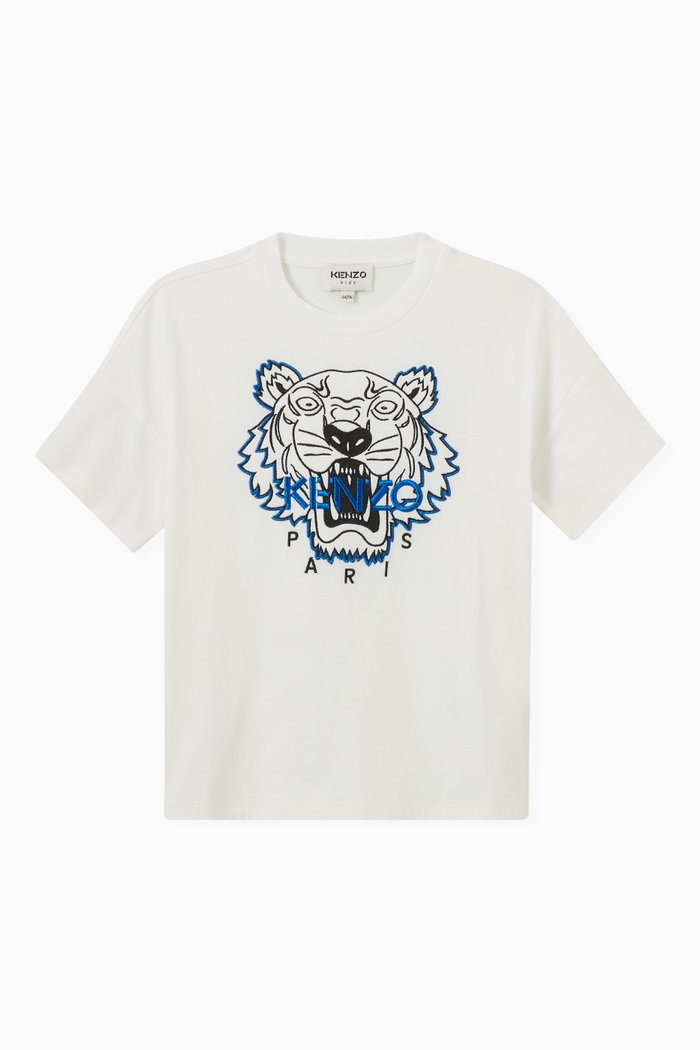 

Embroidered Logo Loose Fit T-shirt in Organic Cotton, Neutral
