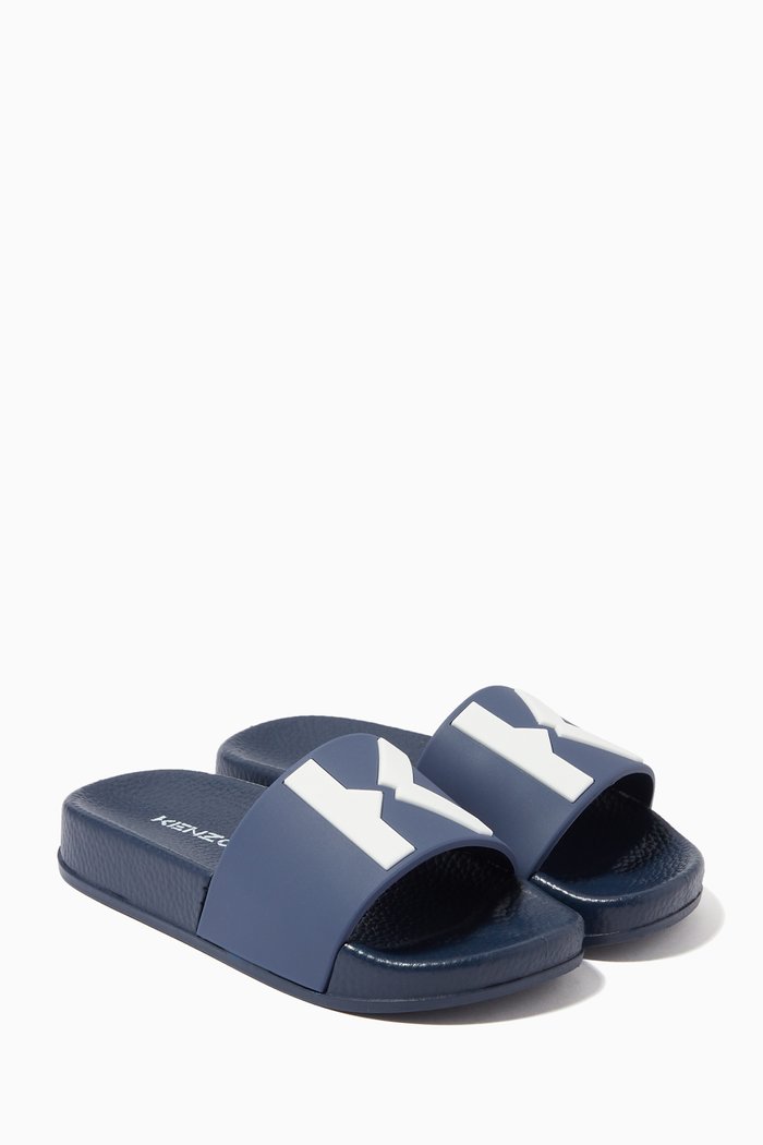 

K Logo Print Slides, Blue