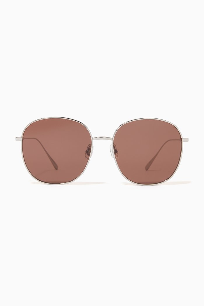 

Doublebread 02 Sunglasses in Metal, Brown
