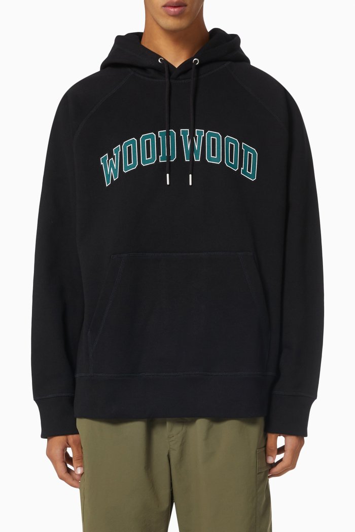 

Fred Ivy Hoodie in Organic Cotton, Black