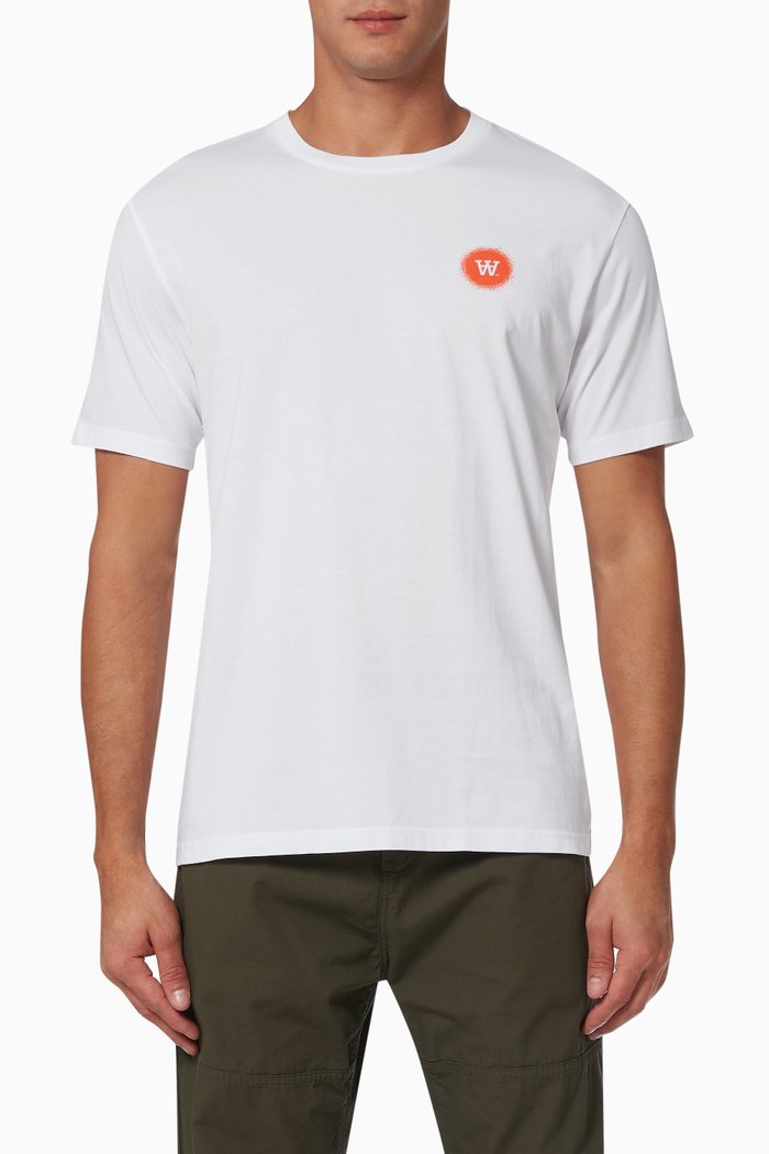 Ace T-shirt in Organic Cotton Jersey, White