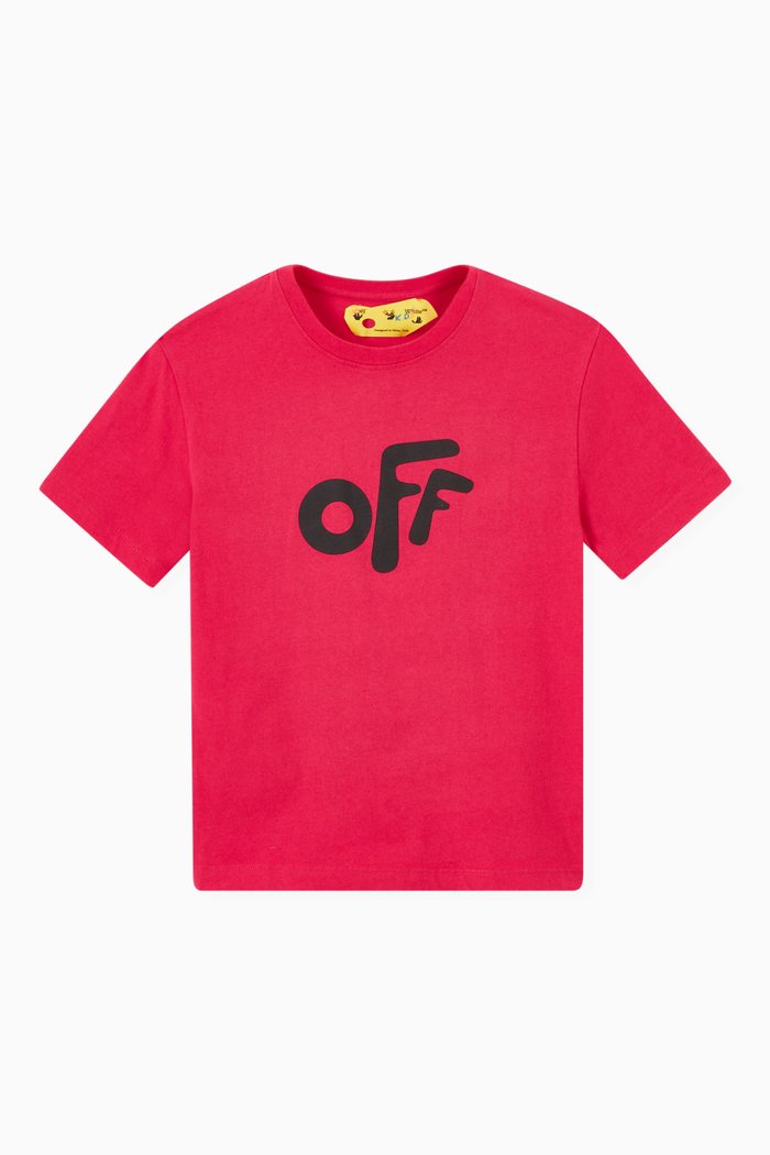

Rounded Logo T-shirt in Cotton Jersey, Pink