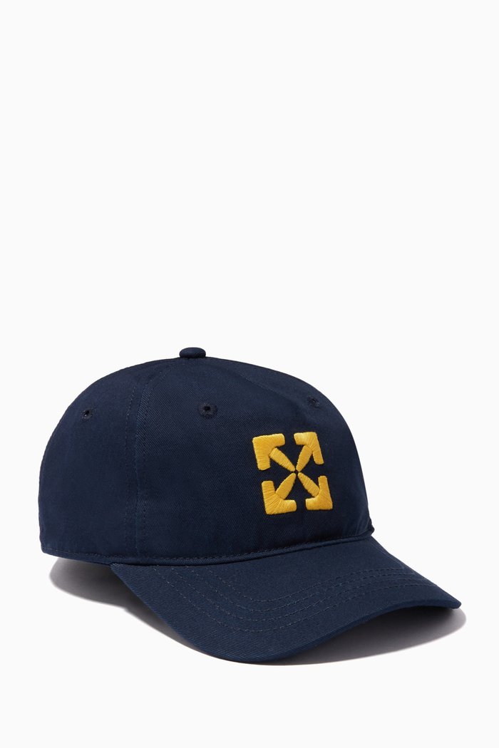

Arrows Baseball Cap in Cotton, Black