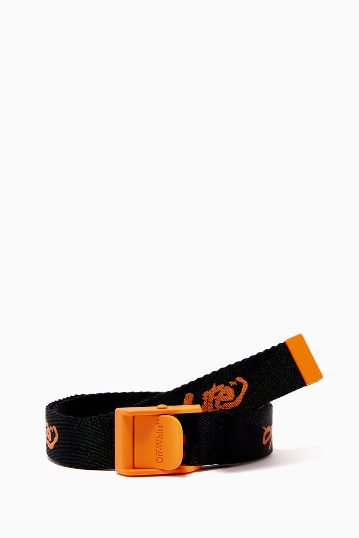 

Script Logo Belt in Nylon, Multicolour