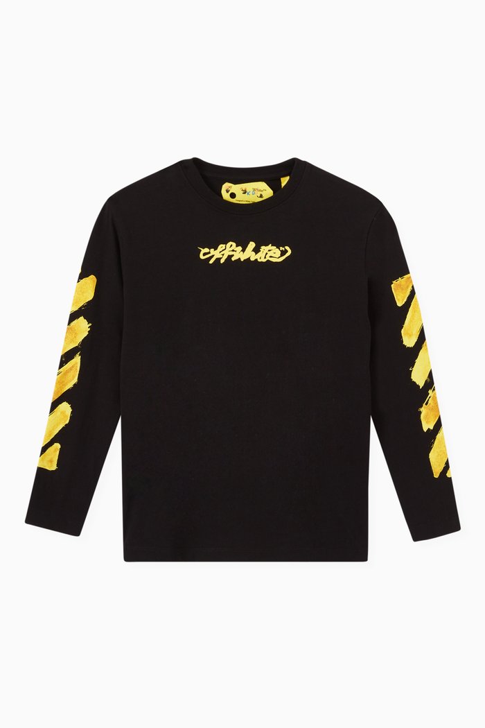 

Script Logo T-shirt in Cotton Jersey, Black