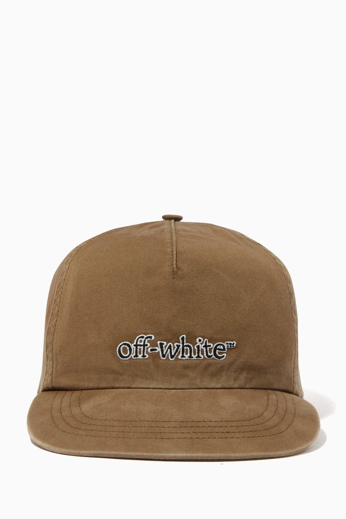 

Bookish Logo Baseball Cap in Cotton, Green