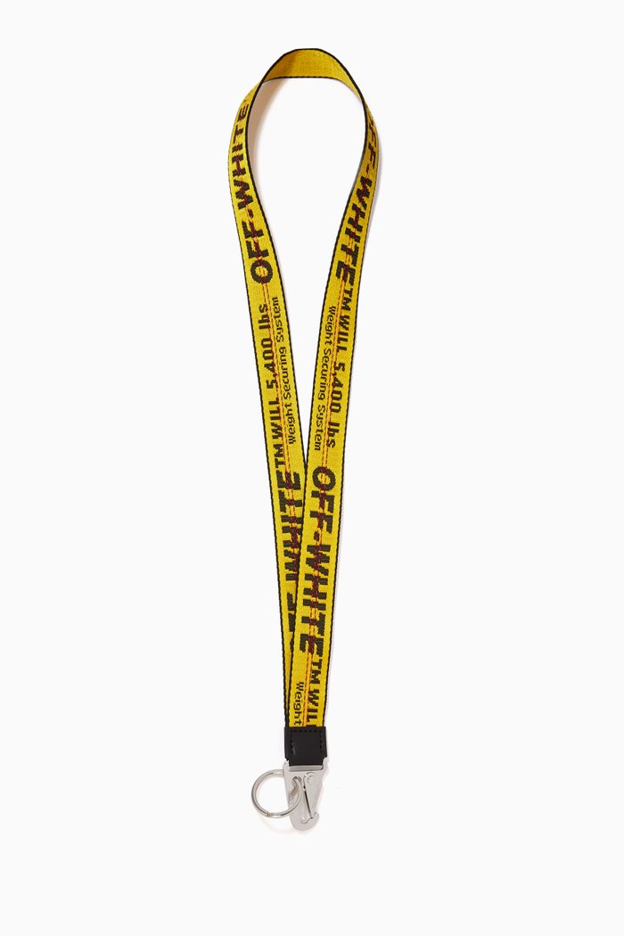 Industrial Necklace in Nylon, Yellow