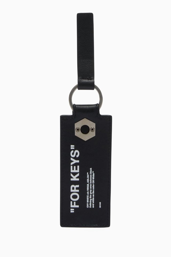 

"FOR KEYS" Key Holder in Leather, Black