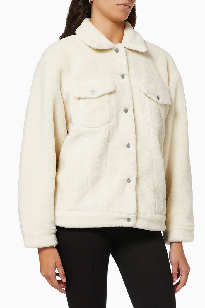 

Rory Jacket in Faux Sherpa, Neutral