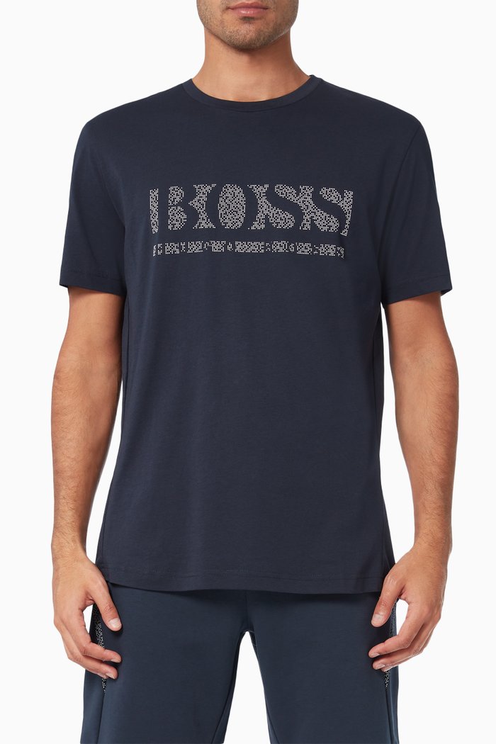 

Pixel T-shirt in Jersey, Blue