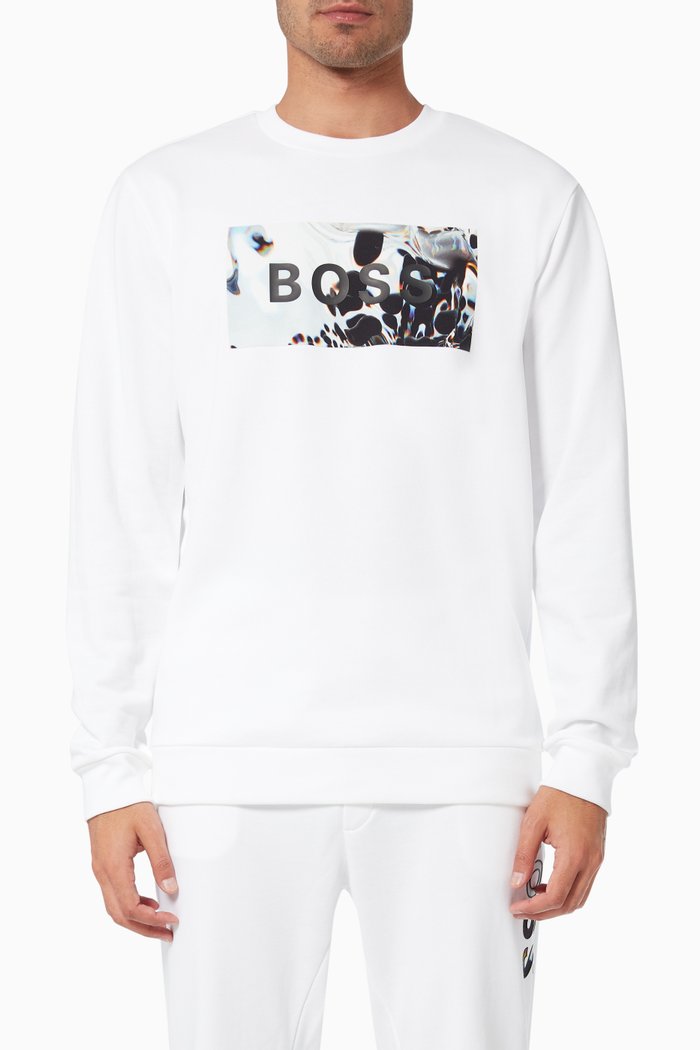 

Digitize Sweatshirt in Jersey, White