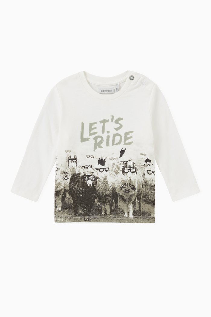 

Sheep Graphic T-shirt in Cotton, Neutral