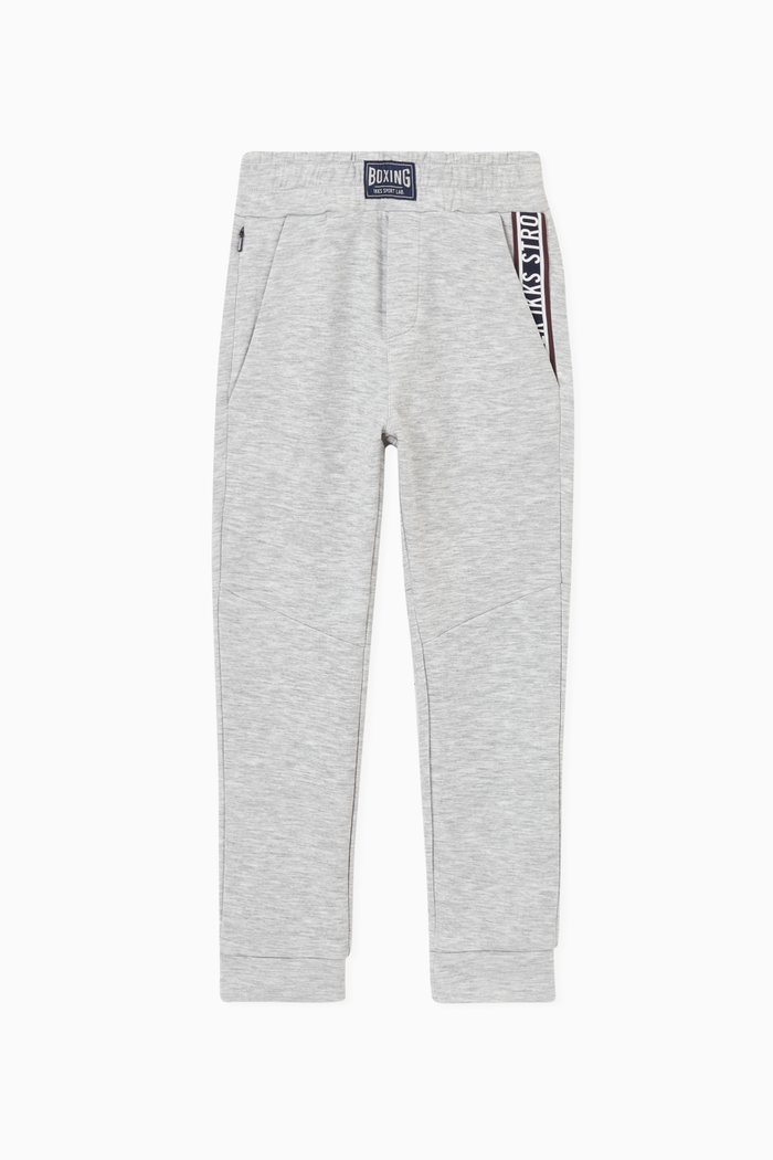 

Marl Sport Lab Joggers in Cotton, Grey