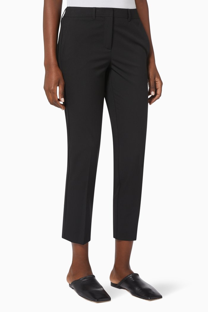 

Milano Pants in Stretch Fabric, Black