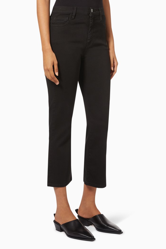 

Sarong Jeans in Stretch Cotton, Black
