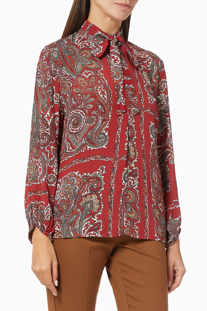 

Imbarco Blouse in Viscose Georgette, Red