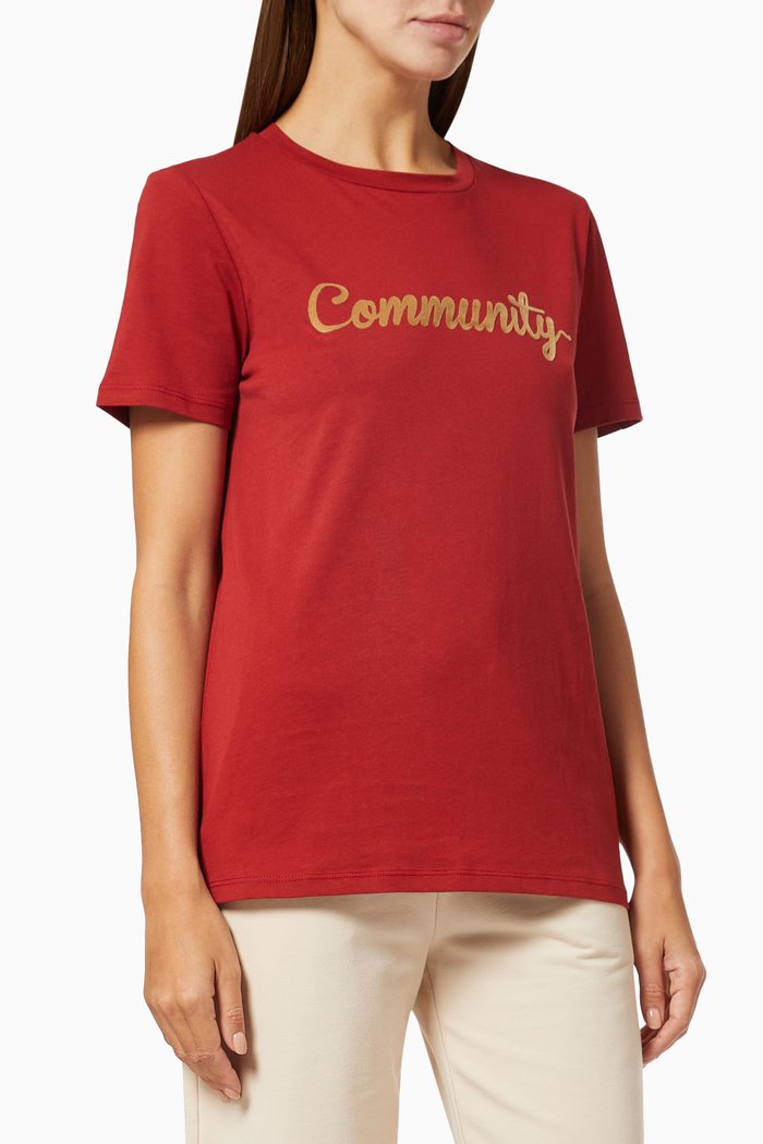 

Natante T-shirt in Cotton, Red