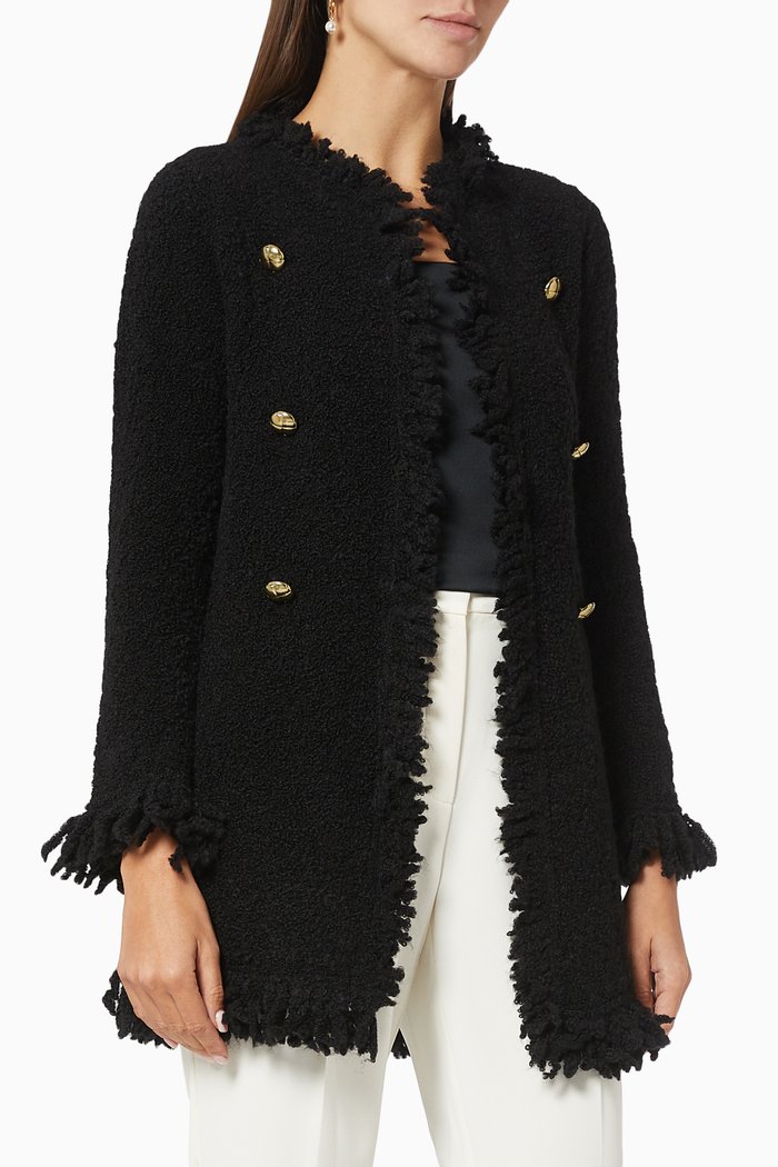 

Formia Cardigan in Wool Blend, Black