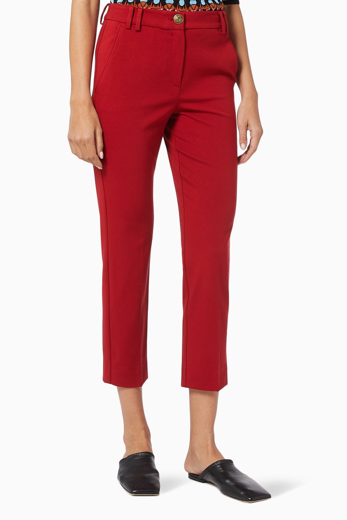 

Finezza Pants in Viscose Jersey, Red