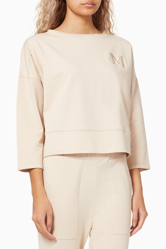 

Assisi Sweatshirt in Cotton Jersey, Neutral