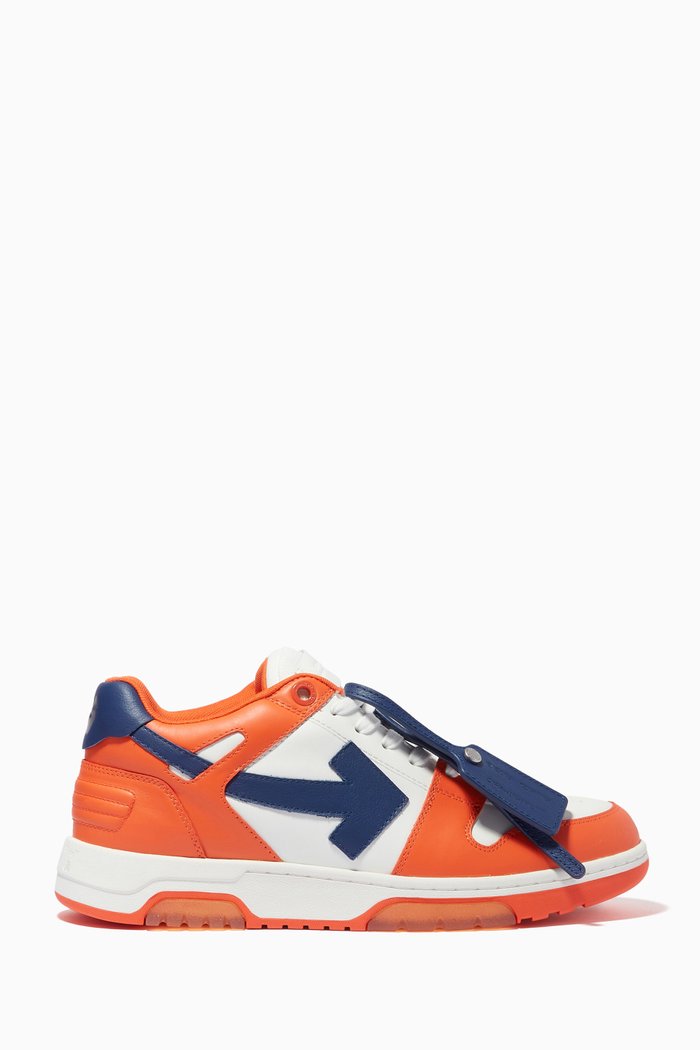 

Out of Office "OOO" Sneakers in Leather, Orange