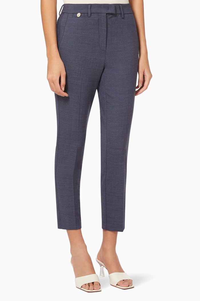 

Mayaca Pants in Stretch Wool, Blue