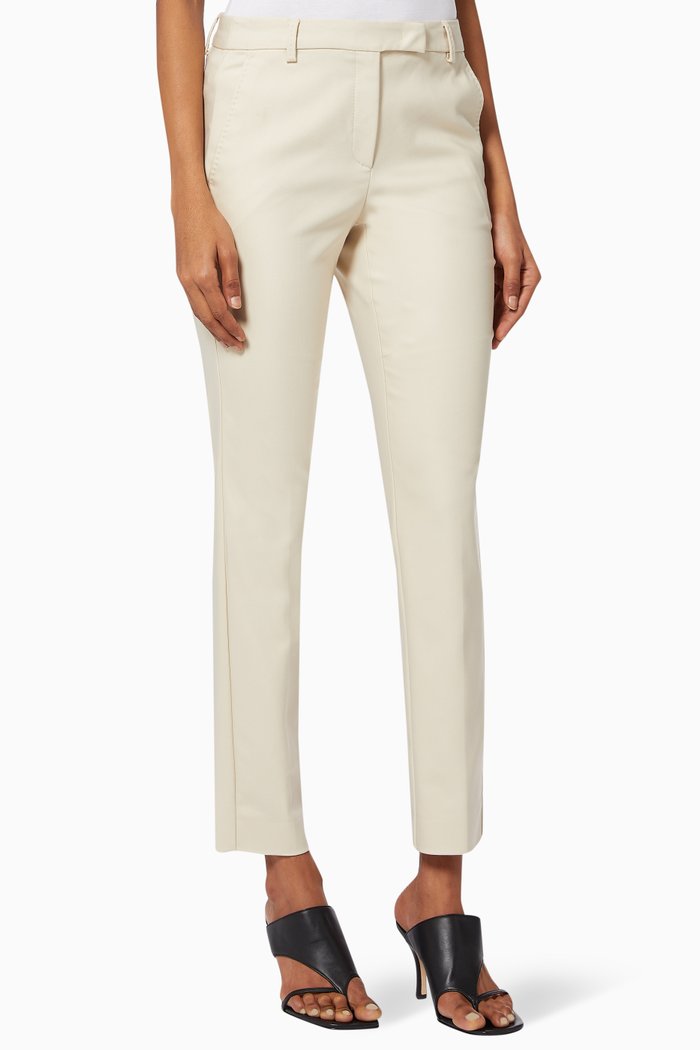 

Propos Pants in Stretch Cotton, Brown