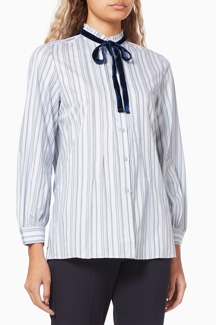

Ofridi Shirt in Cotton, Blue
