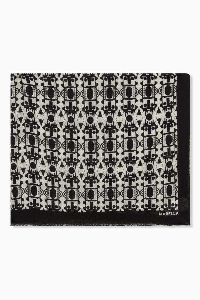 

ART.365 Scarf in Wool, White