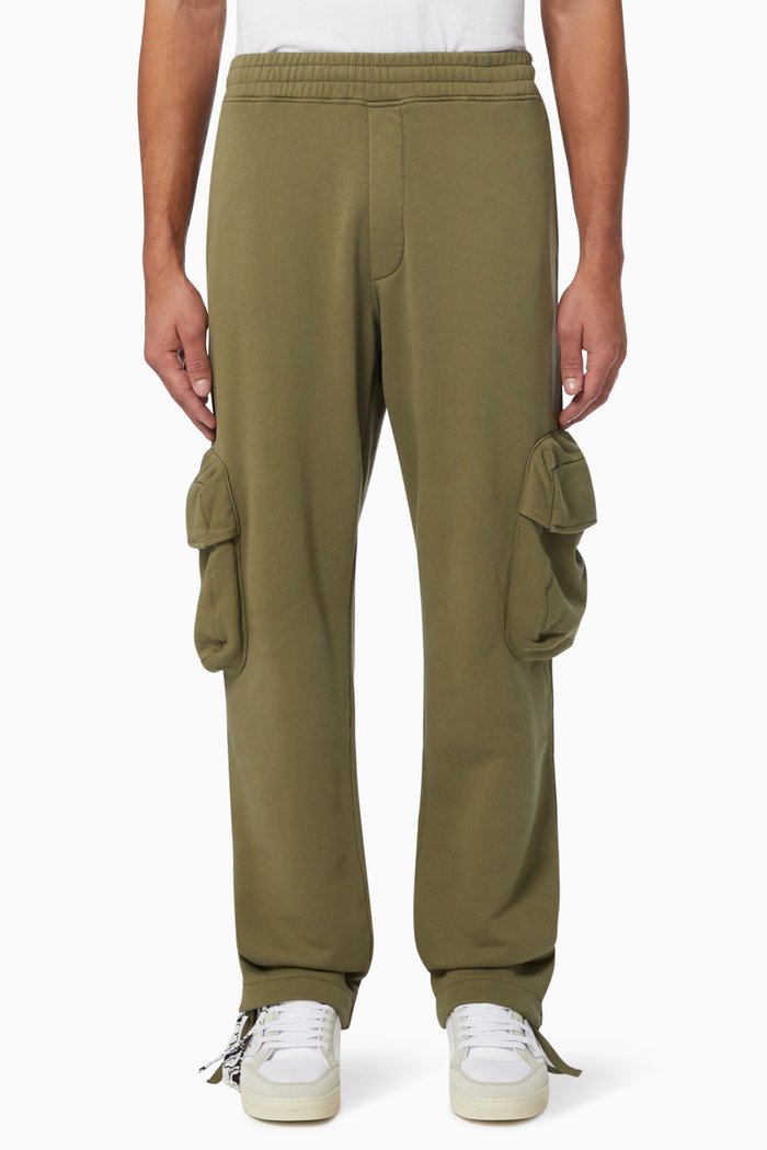 

Rubber Arrows Cargo Sweatpants in Cotton Terry, Neutral