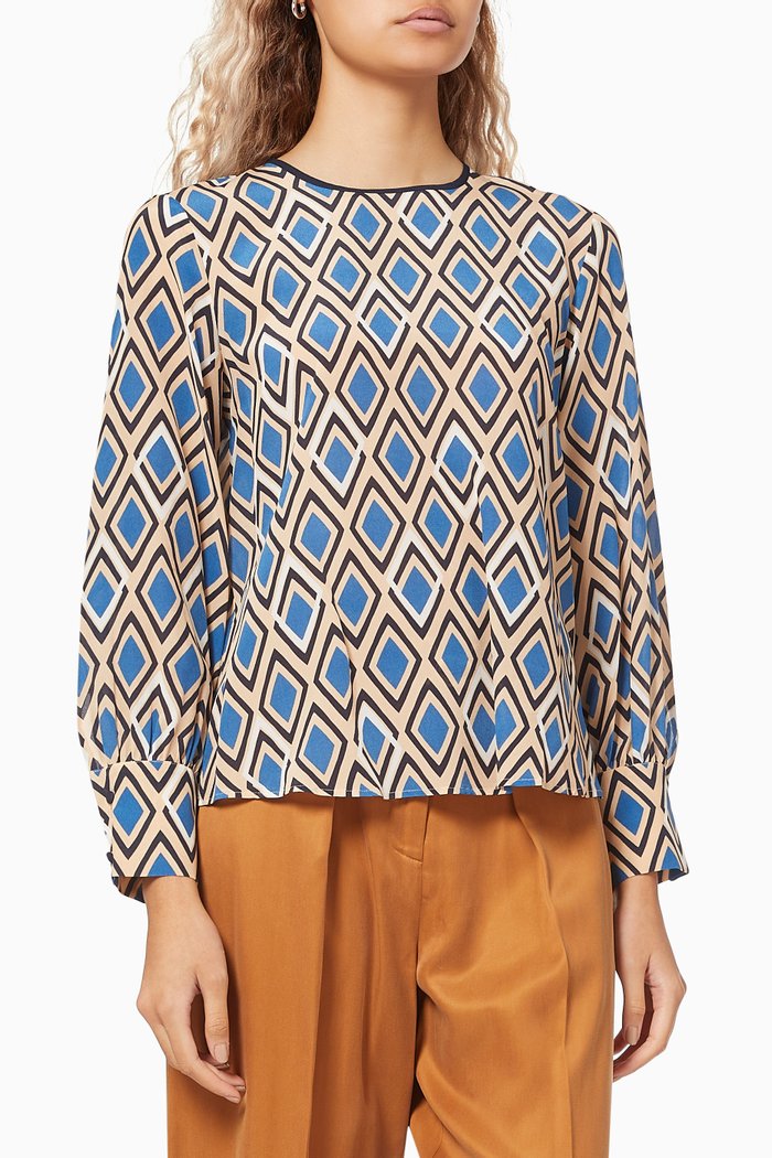 

Oregon Blouse in Chiffon, Neutral